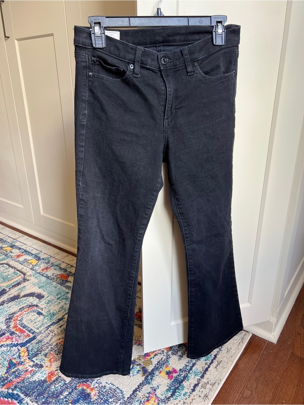 Gap Perfect Boot Mid Rise Jeans Black Size 29x8 Petite